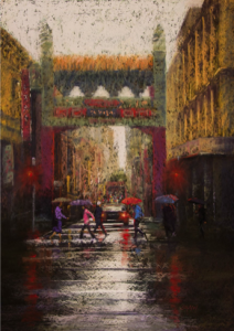Colin Shaw - Red Reflections, China Town
